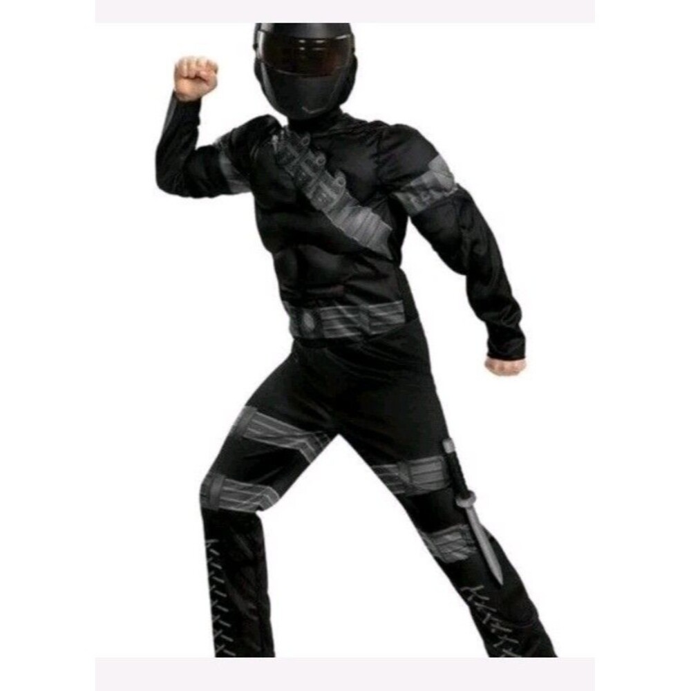 Gia Joe's Snake Eyes Halloween Costume Boys Small 4-6